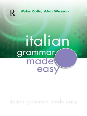 cover image of Italian Grammar Made Easy